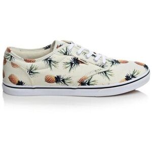 Vans Cream Pineapple Pattern Sneakers